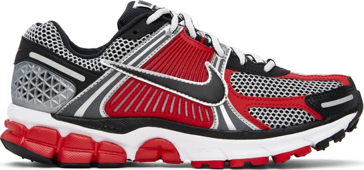 Nike Silver & Red Zoom Vomero 5 Sneakers
