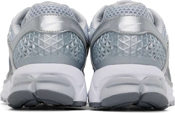 Nike Silver Zoom Vomero 5 Sneakers - Image 2