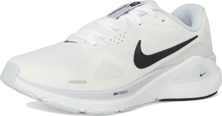 Nike Structure 26 Men's Shoes White/Black/Pure Platinum : 15 D - Medium, Textile - Image 5