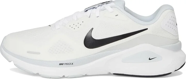 Nike Structure 26 Men's Shoes White/Black/Pure Platinum : 15 D - Medium, Textile - Image 6