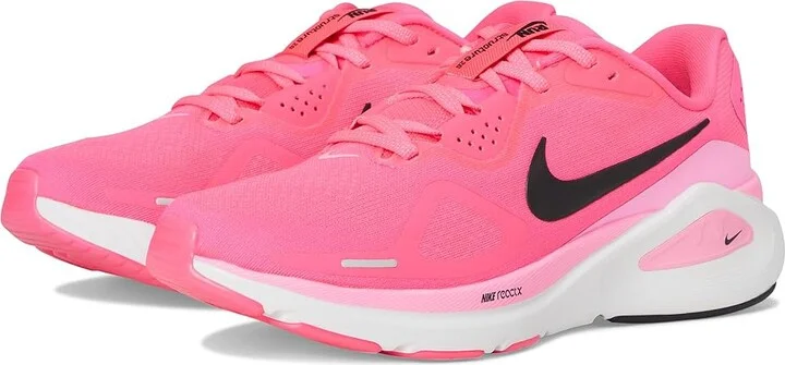 Nike Structure 26 Women's Shoes Hyper Pink/Black/Pink Spell/White : 9.5 B - Medium, Synthetic