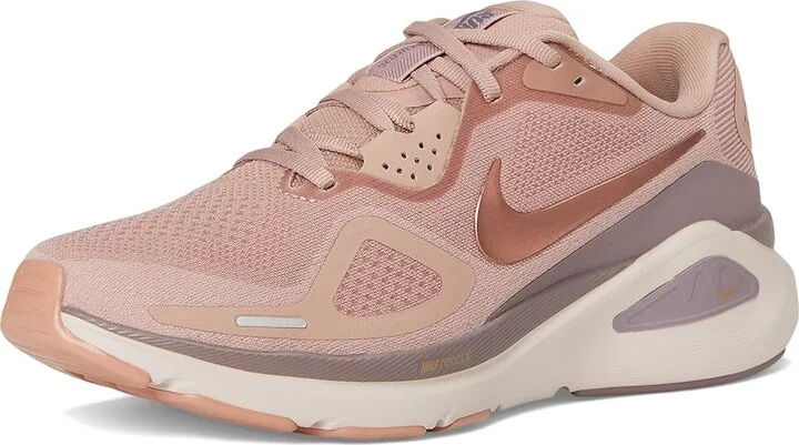 Nike Structure 26 Women's Shoes Particle Pink/Metallic Rose Gold/Taupe Grey/Silt Red : 11 B - Medium, Synthetic - Image 5