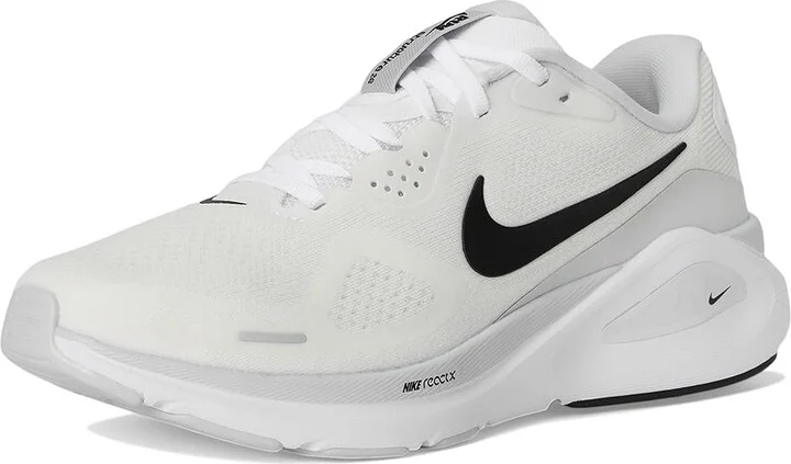 Nike Structure 26 Women's Shoes White/Black/Pure Platinum : 8 B - Medium, Synthetic - Image 5