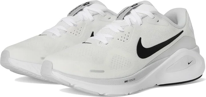Nike Structure 26 Women's Shoes White/Black/Pure Platinum : 8 B - Medium, Synthetic