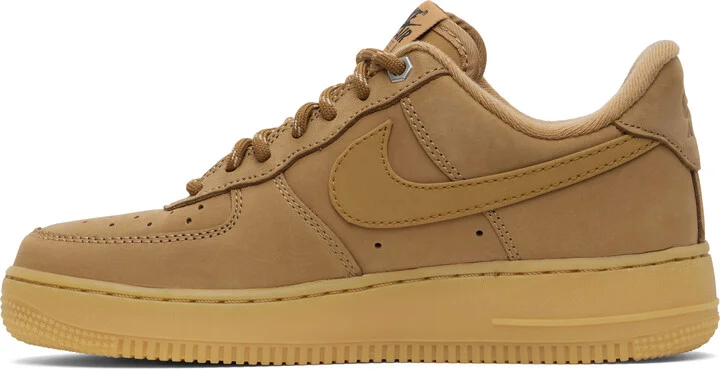 Nike Tan Air Force 1 '07 WB Sneakers - Image 3