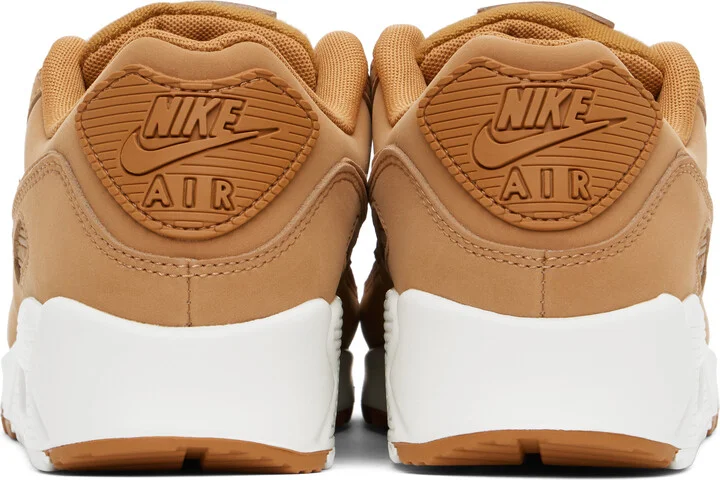 Nike Tan Air Max 90 Premium Sneakers - Image 2