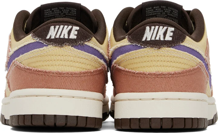 Nike Tan & Beige Dunk Low Retro SE Sneakers - Image 2