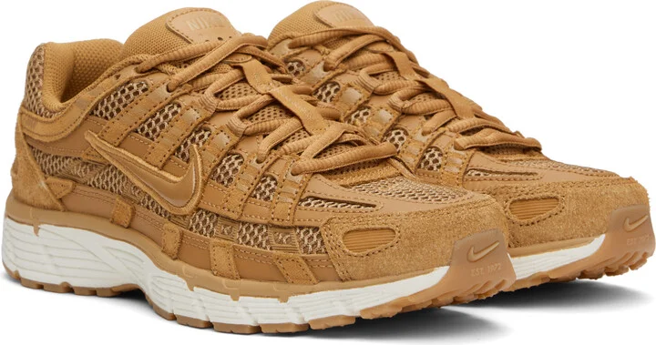 Nike Tan P-6000 SE Sneakers - Image 4