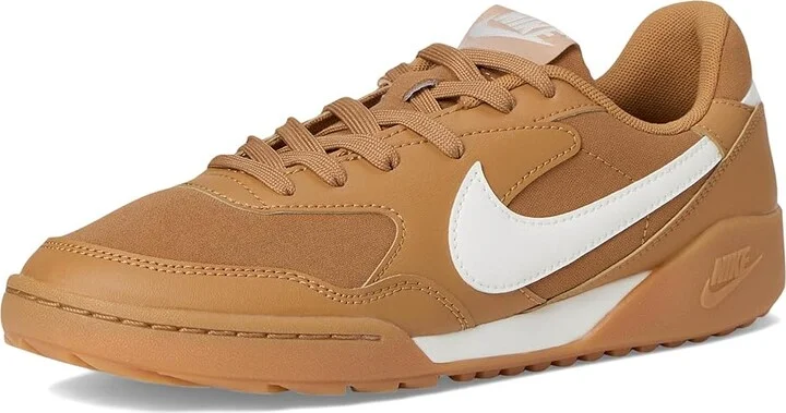 Nike Terra Manta Women's Shoes Flax/Sail/Gum Light Brown : 11 B - Medium, Leather/Textile - Image 5