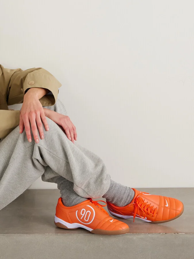 Nike - Total 90 Quilted Sneakers - Orange - Image 2