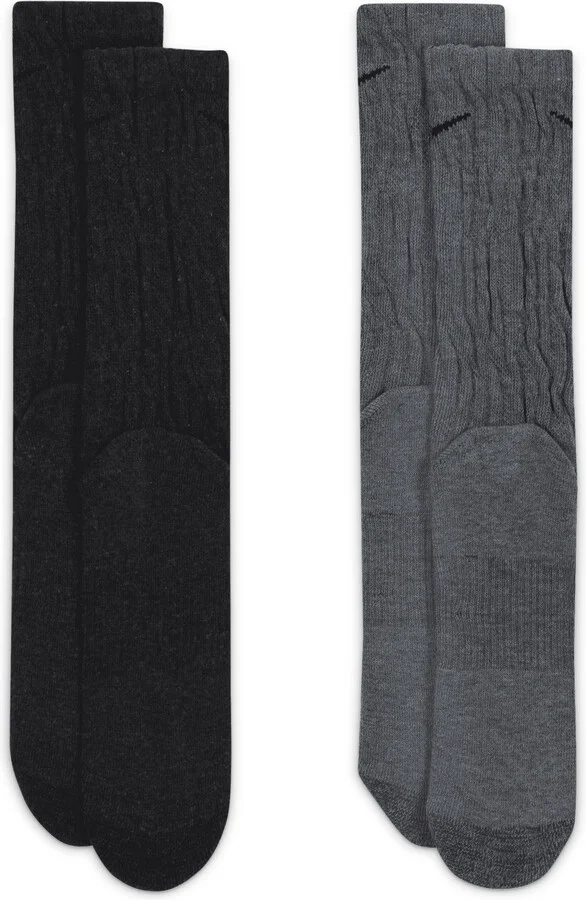 Nike Unisex Everyday Plus Cushioned Crew Socks (2 Pairs) in Multicolor | DQ6448-902 - Image 3