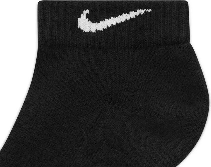 Nike Unisex Everyday Plus Cushioned Training Low Socks (6 Pairs) in Black | SX7042-010 - Image 4