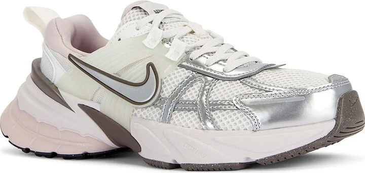 Nike V2K Run Sneaker in Metallic Silver - Image 2