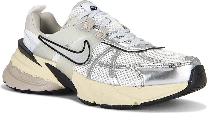 Nike V2K Run Sneaker in White - Image 2