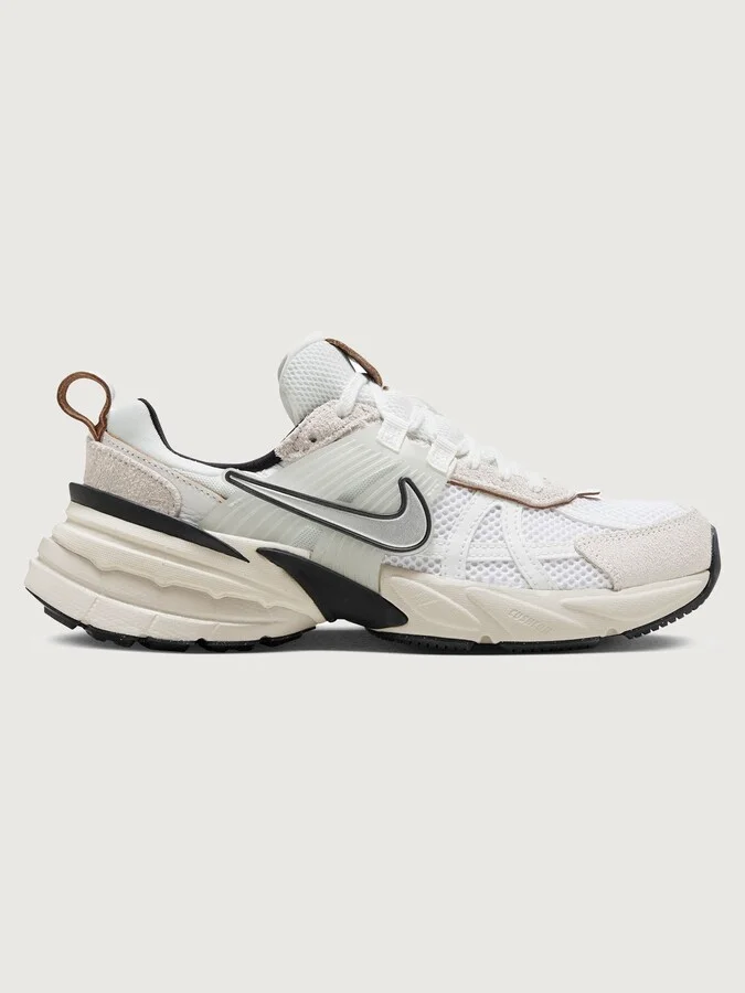 Nike V2K Run - Summit White/ Chrome / White / LT Orewood Brn - Image 6