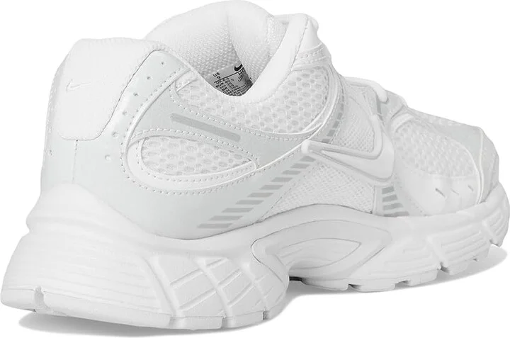 Nike V5 Runner Women's Shoes White/White/Black/Metallic Silver : 8 B - Medium - Image 4