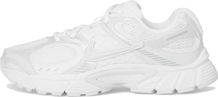Nike V5 Runner Women's Shoes White/White/Black/Metallic Silver : 8 B - Medium - Image 6