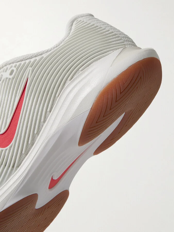 Nike - Vapor 12 Rubber-trimmed Mesh Sneakers - Off-white - Image 4