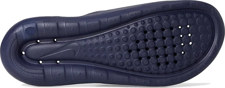 Nike Victori One Shower Slide Men's Shoes Midnight Navy/White/Midnight Navy : 6 D - Medium - Image 3