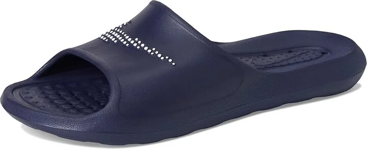 Nike Victori One Shower Slide Men's Shoes Midnight Navy/White/Midnight Navy : 6 D - Medium - Image 5