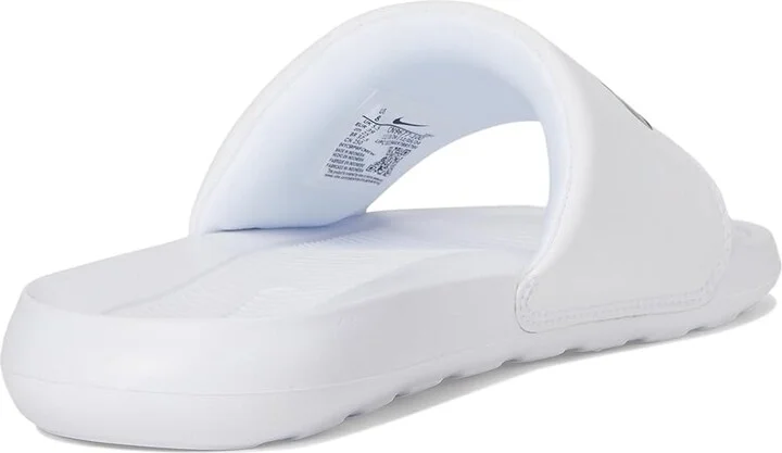 Nike Victori One Slide Women's Shoes White/Black/White : 5 B - Medium, Synthetic - Image 4