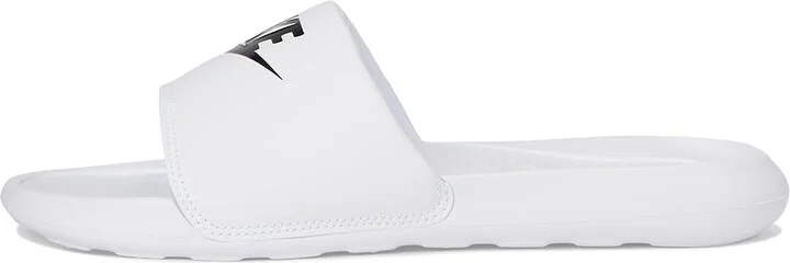 Nike Victori One Slide Women's Shoes White/Black/White : 5 B - Medium, Synthetic - Image 6