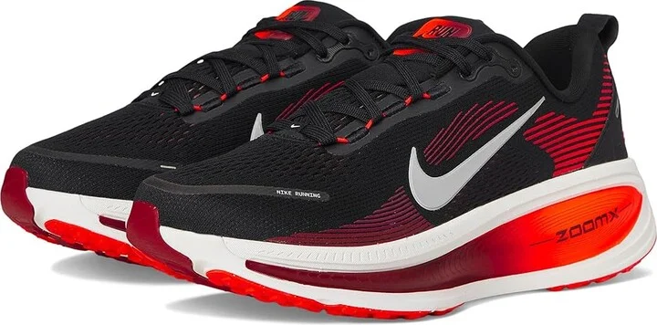Nike Vomero 18 Men's Shoes Black/Summit White/Bright Crimson : 12 D - Medium, Textile
