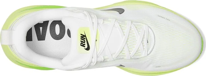 Nike Vomero 18 Men's Shoes White/Black/Electric Green/Volt : 15 D - Medium, Textile - Image 2