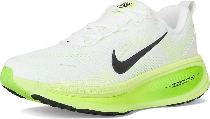 Nike Vomero 18 Men's Shoes White/Black/Electric Green/Volt : 15 D - Medium, Textile - Image 5