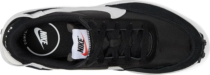Nike Waffle Debut Women's Shoes Black/White/Orange/Clear : 5 M, Leather - Image 2