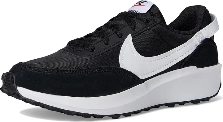 Nike Waffle Debut Women's Shoes Black/White/Orange/Clear : 5 M, Leather - Image 5