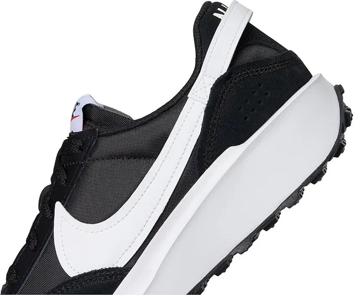Nike Waffle Debut Women's Shoes Black/White/Orange/Clear : 5 M, Leather - Image 7
