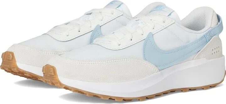 Nike Waffle Debut Women's Shoes Platinum Tint/Light Armory Blue/White : 5 M, Leather