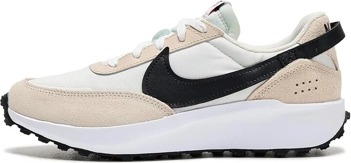 Nike Waffle Debut Women's Shoes Sanddrift/Black/Phantom/White : 5 M, Leather - Image 6