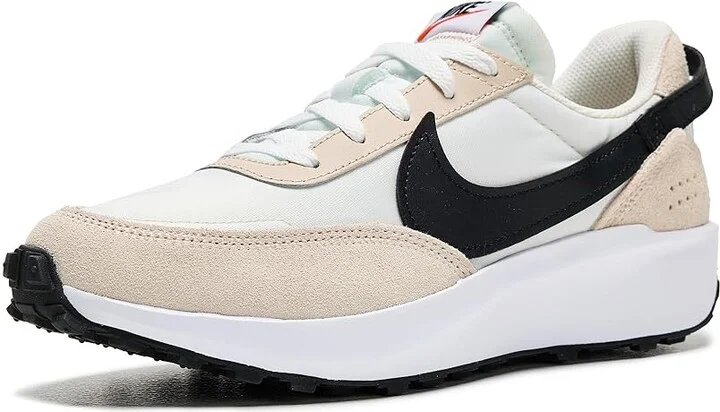 Nike Waffle Debut Women's Shoes Sanddrift/Black/Phantom/White : 5 M, Leather