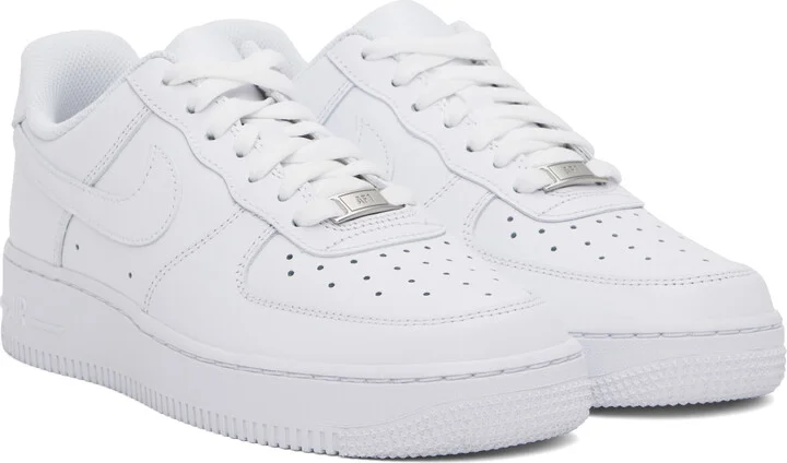 Nike White Air Force 1 '07 Sneakers - Image 4