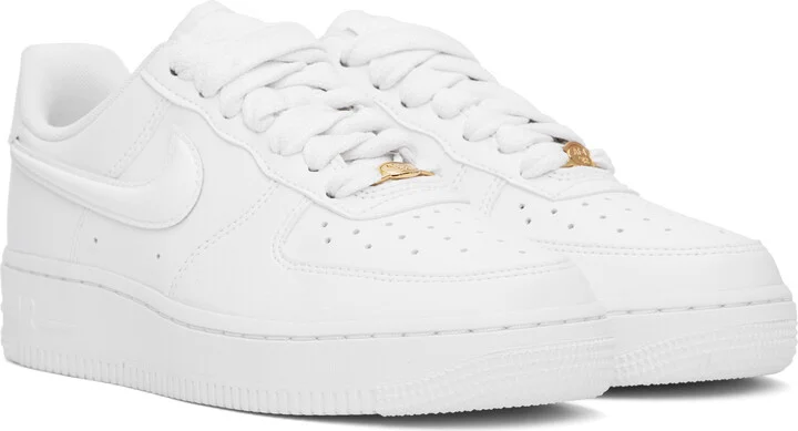 Nike White Air Force 1 '07 Sneakers - Image 4