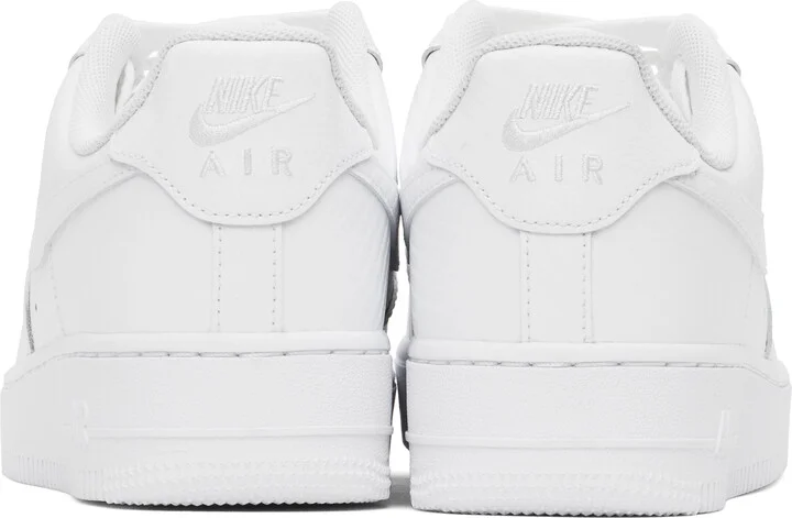 Nike White Air Force 1 '07 Texture Sneakers - Image 2