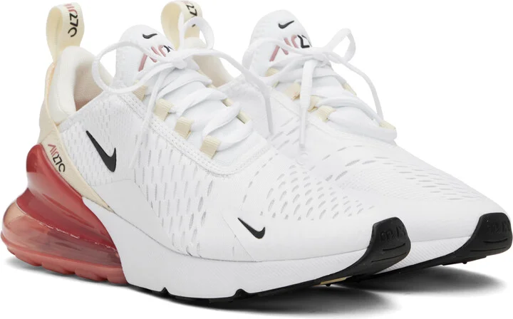 Nike White Air Max 270 Sneakers - Image 4