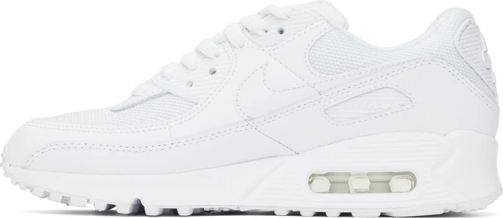 Nike White Air Max 90 Sneakers - Image 3