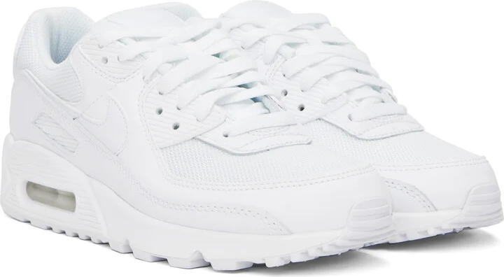 Nike White Air Max 90 Sneakers - Image 4