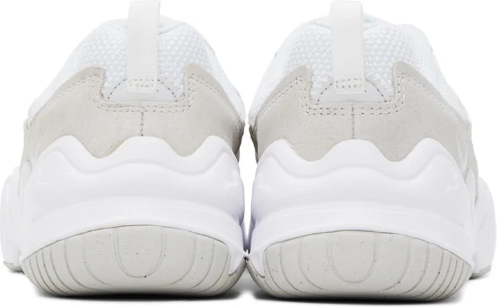 Nike White & Beige Tech Hera Sneakers - Image 2