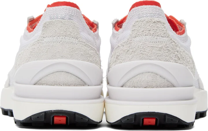 Nike White & Beige Waffle One Vintage Sneakers - Image 2