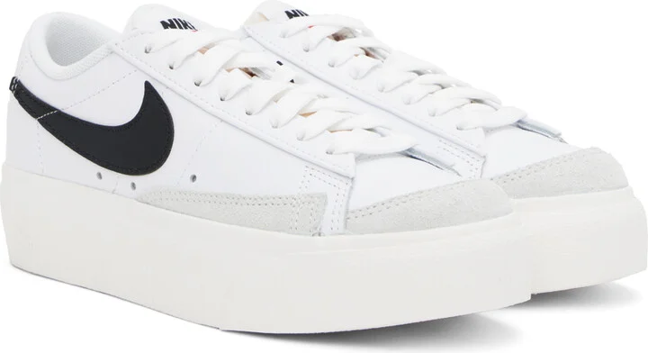 Nike White Blazer Low '77 Vintage Sneakers - Image 4