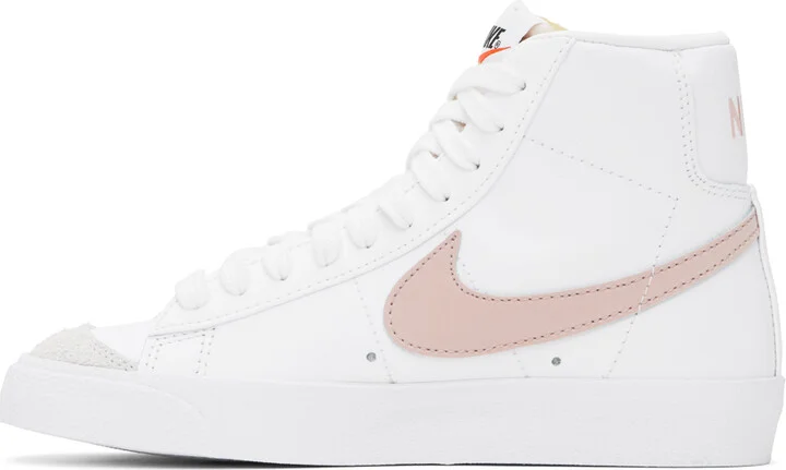 Nike White Blazer Mid '77 Sneakers - Image 3