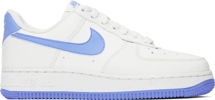 Nike White & Blue Air Force 1 '07 Next Nature Sneakers