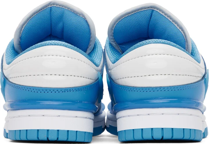 Nike White & Blue Dunk Low Twist Sneakers - Image 2