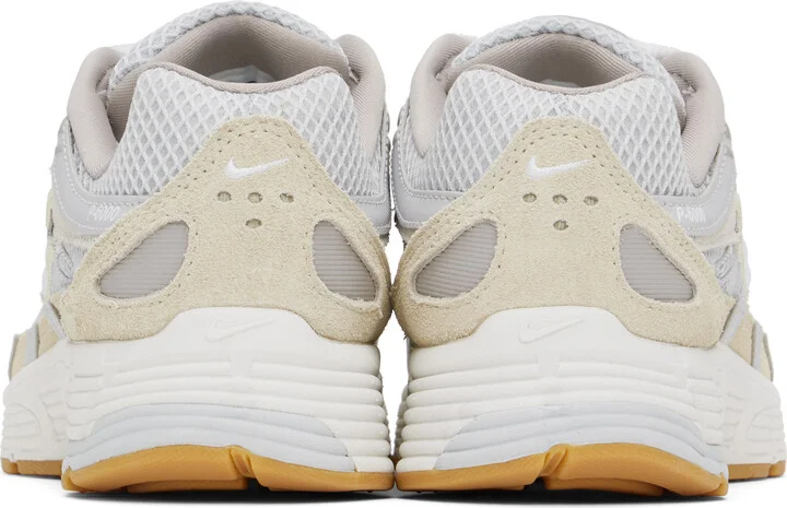 Nike White & Gray P-6000 Sneakers - Image 2
