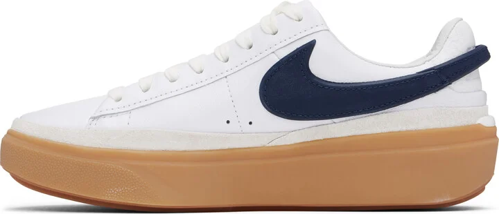 Nike White & Navy Blazer Phantom Low Sneakers - Image 3