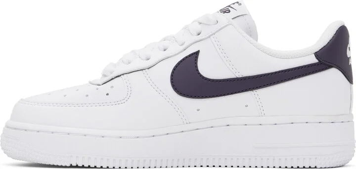 Nike White & Purple Air Force 1 '07 Next Nature Sneakers - Image 3